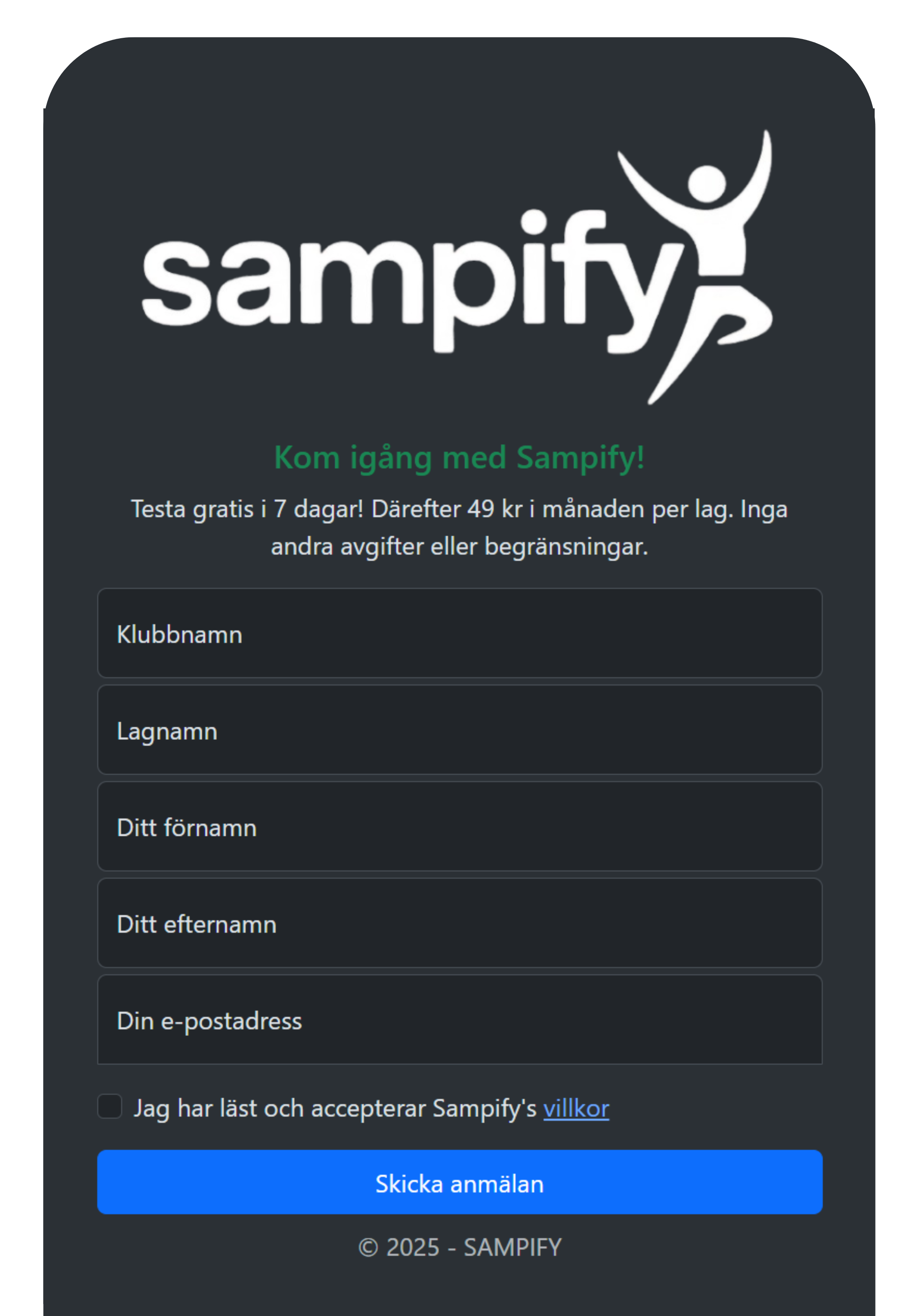 App screen